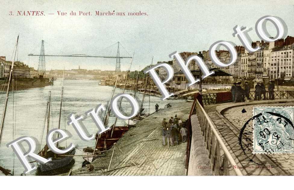 vue du port, marche aux moules (couleur)