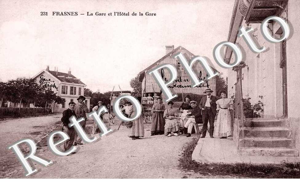 la gare et l'hotel de la Gare