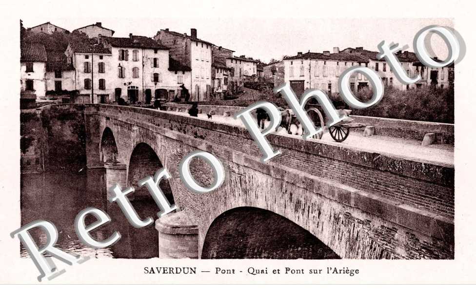 pont - quai et pont sur l'ariege