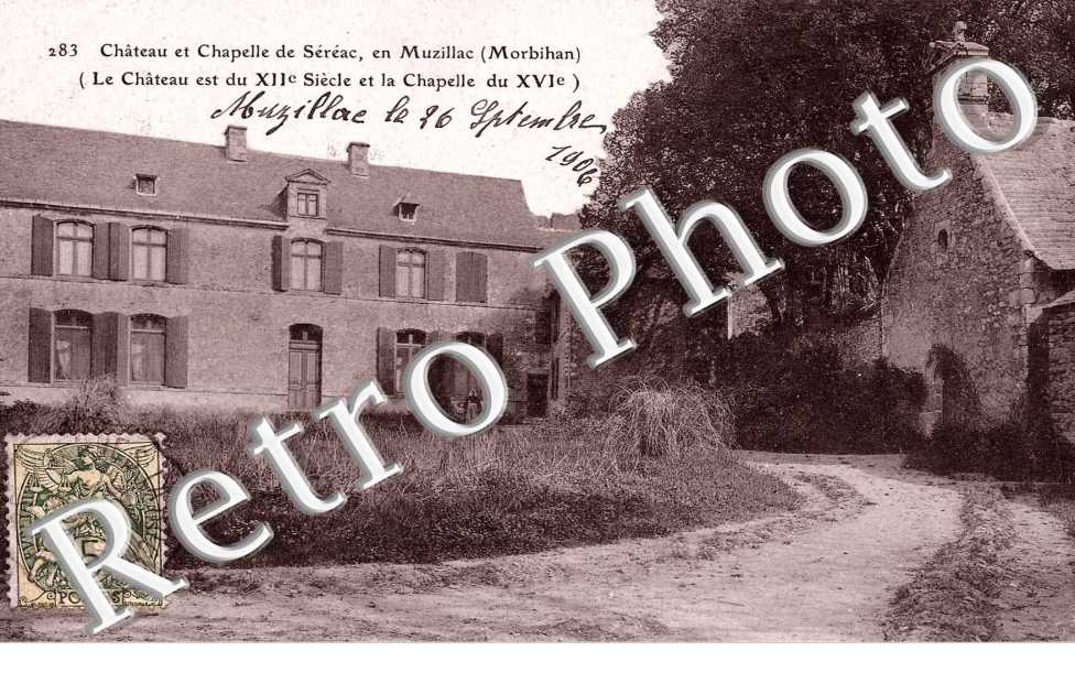 Chateau et chapelle de Sereac