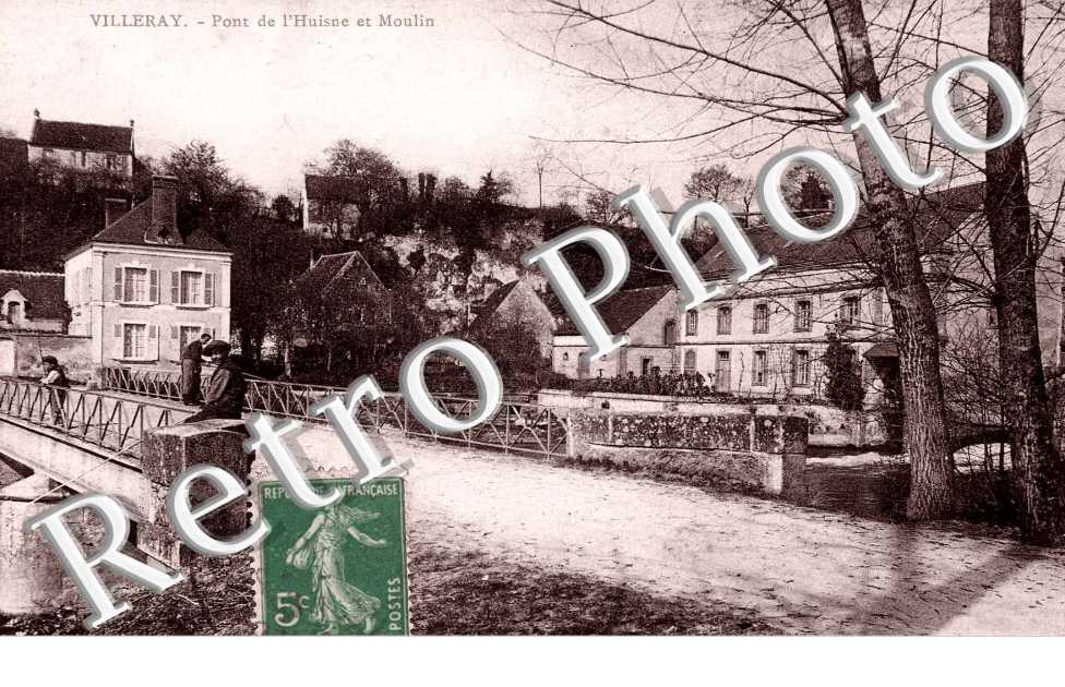 pont de l'Huisne et moulin