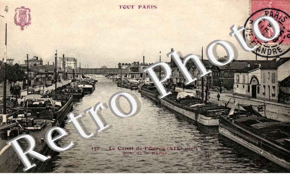 Le Canal de l'Ourcq - Quai de la Marne