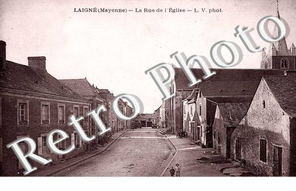 LA RUE DE L'EGLISE