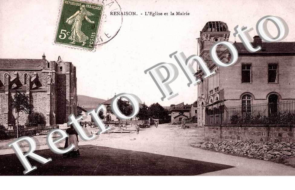 l'eglise et la mairie