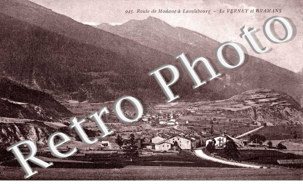 Route de Modane a Lanslebourg - Le Vernay