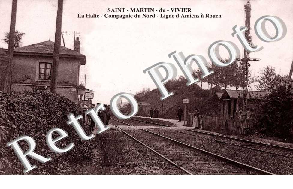 La halte - compagnie du Nord - Ligne d'Amiens