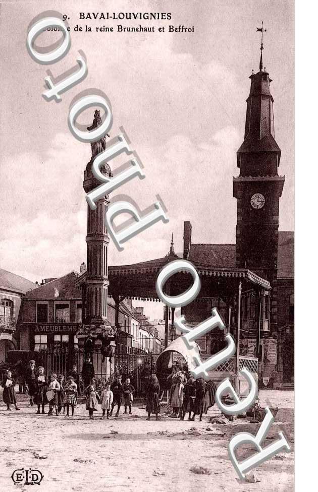 Colonne de la Reine Brunehaut et Beffroi