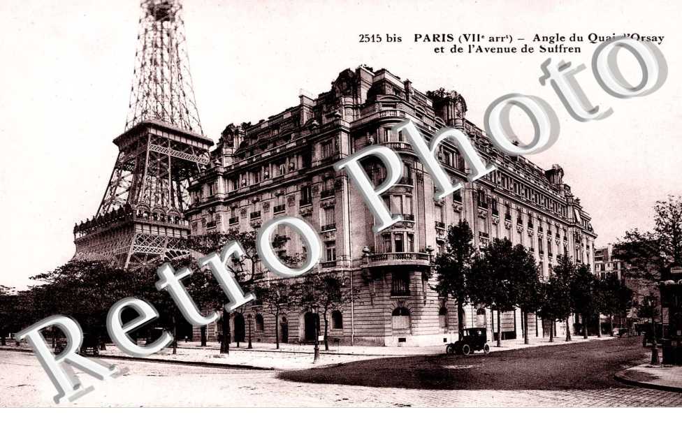 ANGLE QUAI D'ORSAY ET DE L'AVENUE suffren