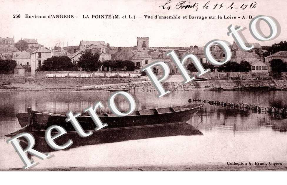 LA POINTE -  Vue d'ensemble et Barrage sur la Loire