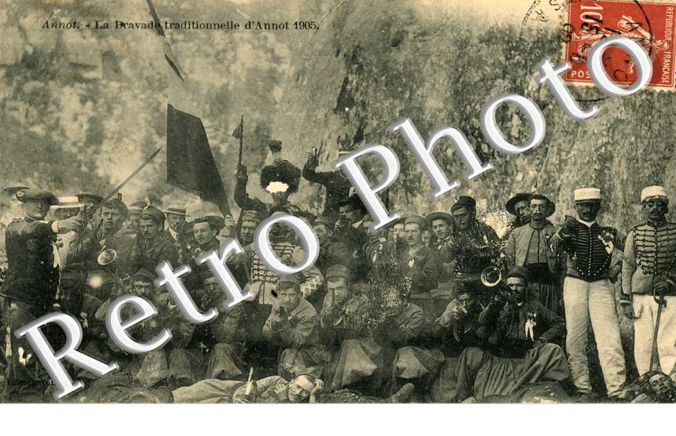 LA BRAVADE TRADITIONNELLE d'ANNOT 1905
