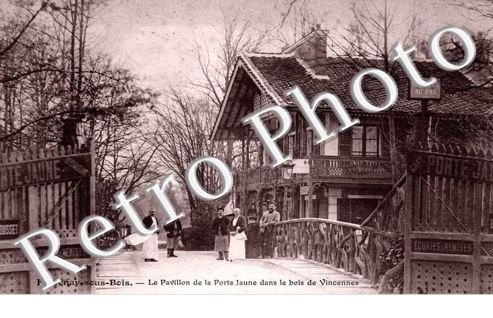 La pavillon de la porte Jaune dans le bois de Vincennes