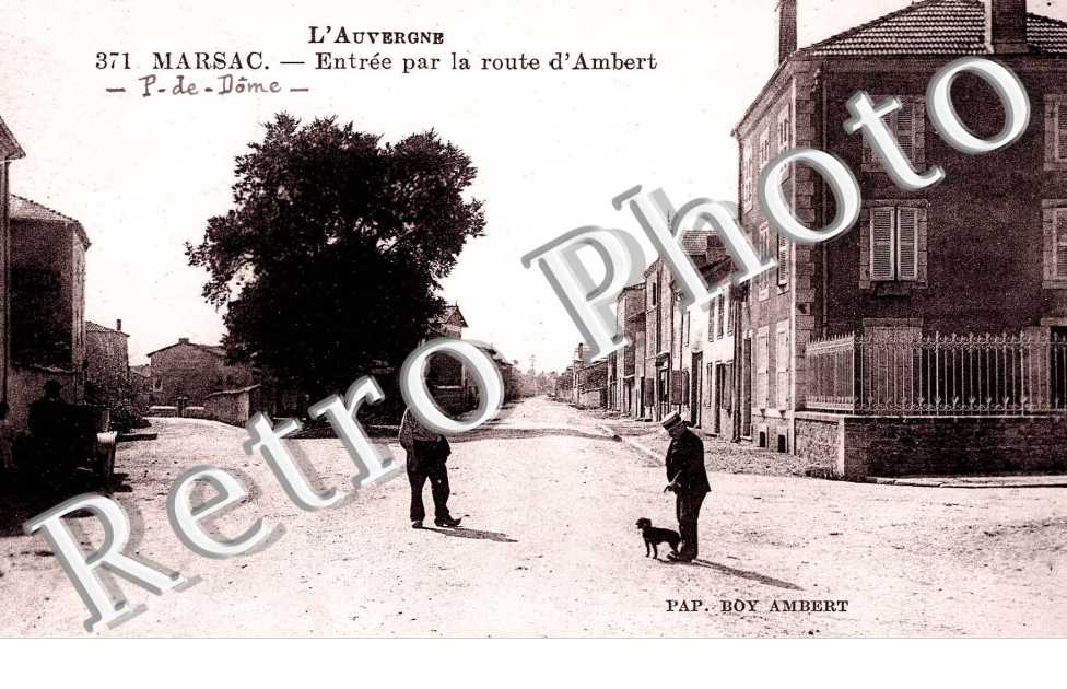 entree par la route d'Ambert