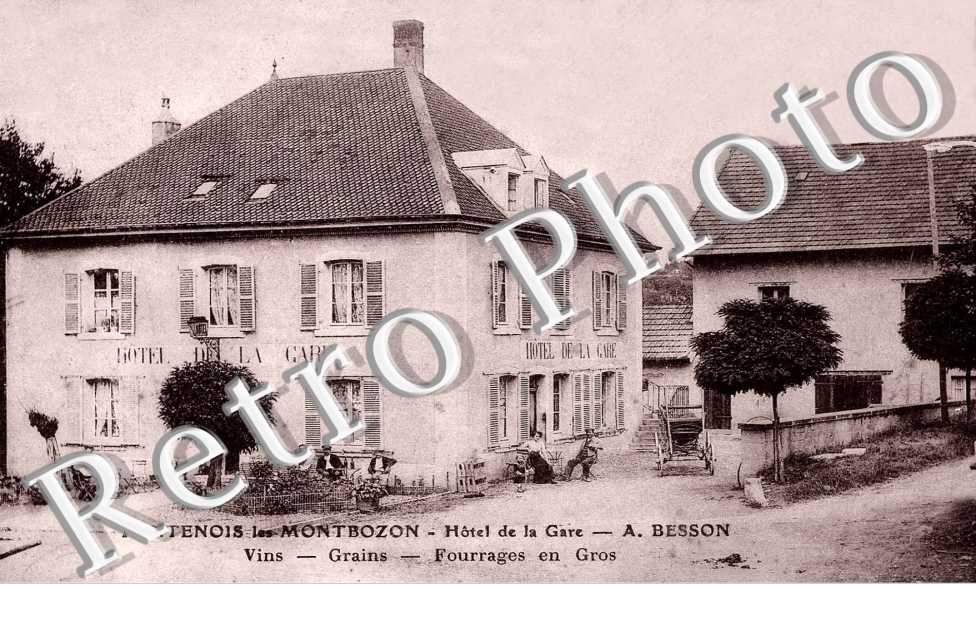 hotel de la Gare, A. Besson, vins-graines-fourrage en gros