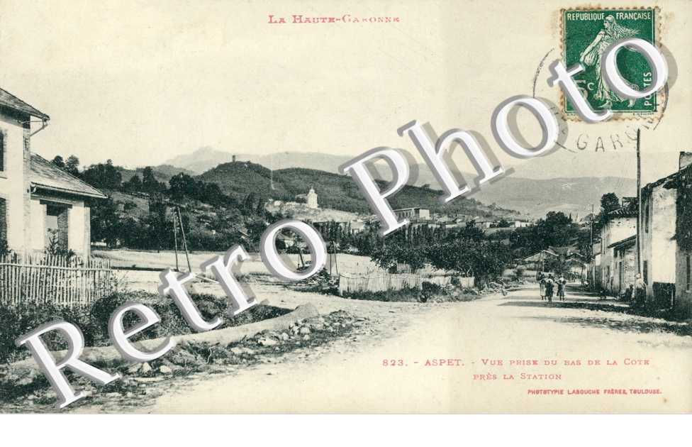 vue prise du bas de la cote