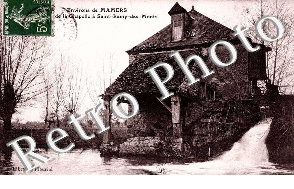 environs de Mamers, de la chapelle a Saint Remy-des-Monts