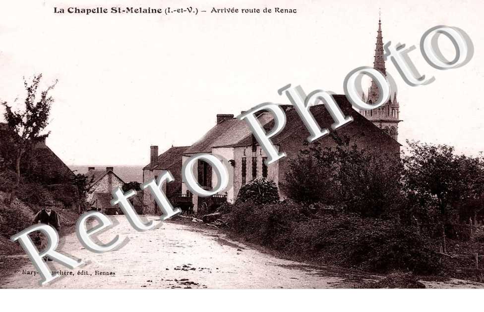 La Chapelle Saint-Melaine - arrivee route de Renac