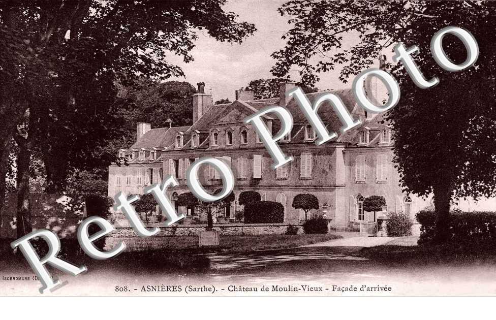 Château de Moulin Vieux - Façade d'arrivée