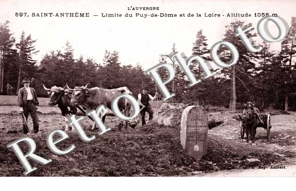 limite du Puy de Dome et de la Loire