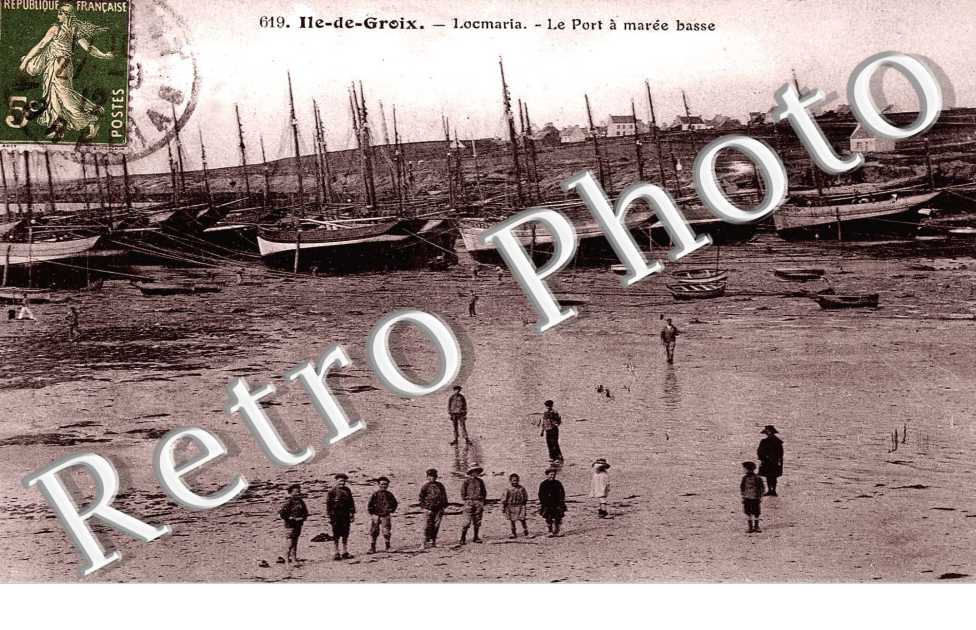 LOCMARIA - le port a maree basse