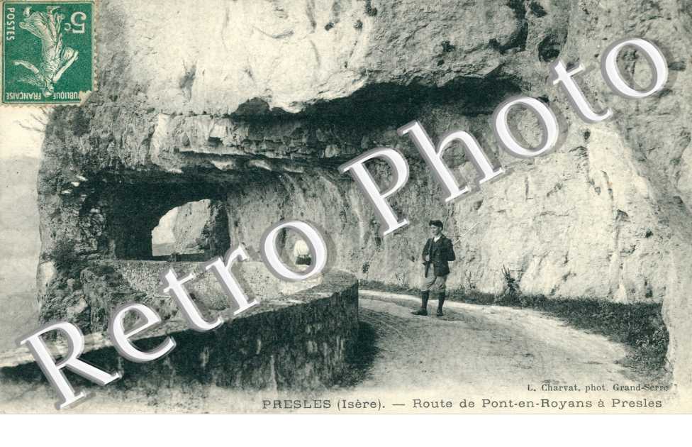 Route de Pont en Royan à Presles