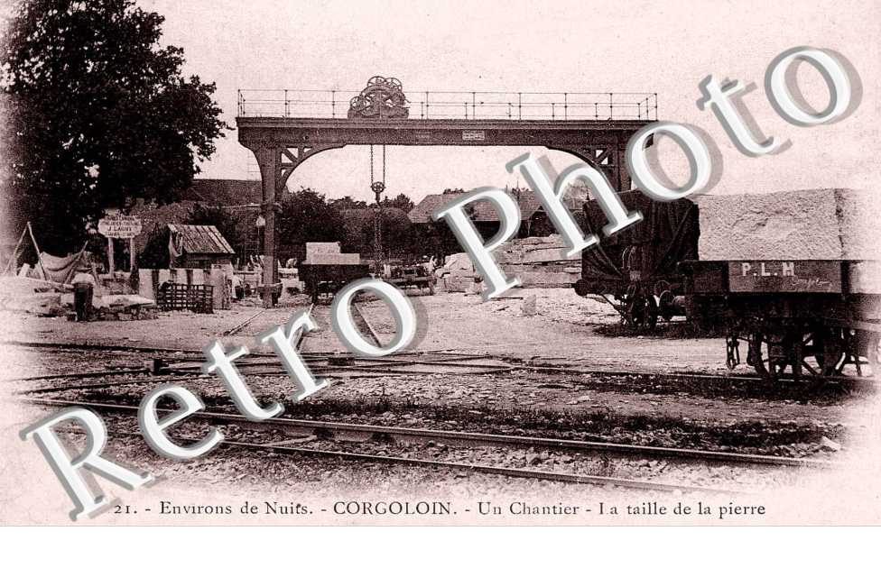 Un chantier - la taille de la pierre
