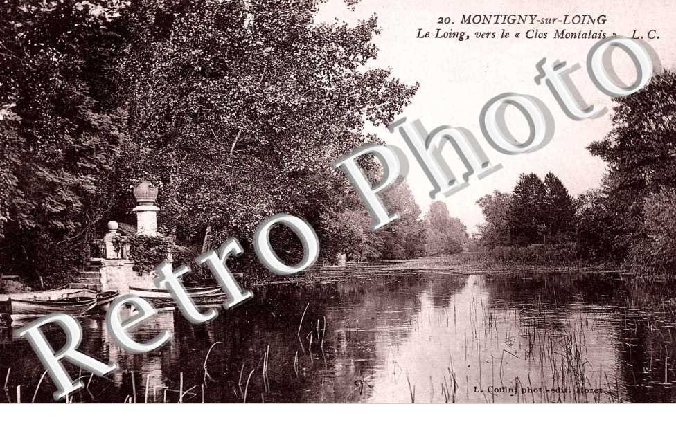 LE LOING VERS LE CLOS MONTALAIS