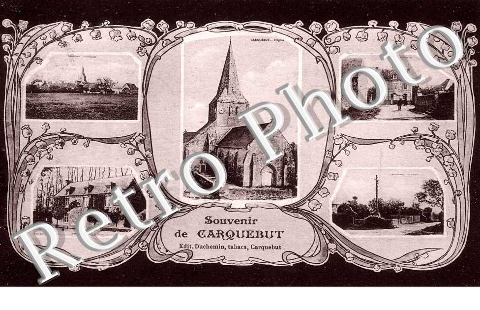 l'eglise - carte souvenir