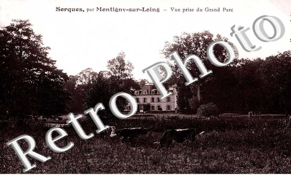 Sorques par Montigny, vue prise du grand parc