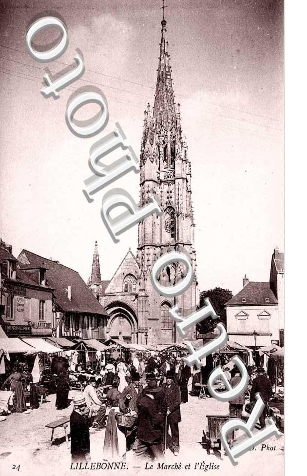 Le marche et l'eglise