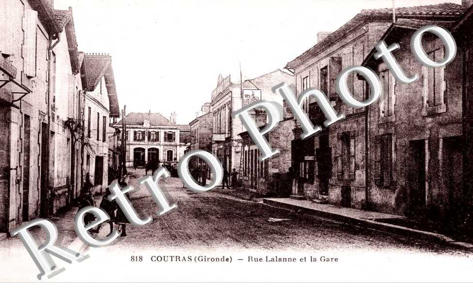 rue Lalanne et la gare