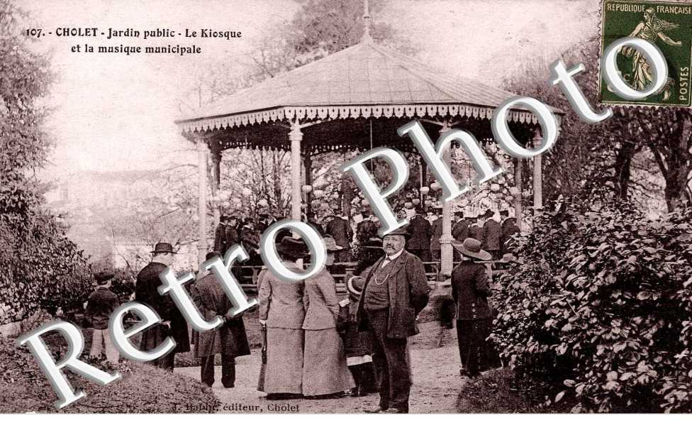 jardin public, le kioske et la musique municipale