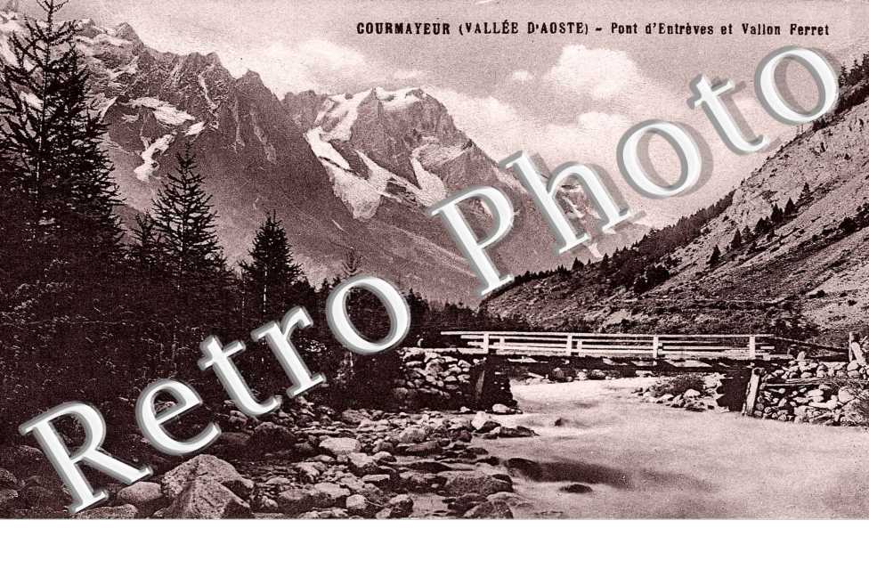 pont d'Entreves et vallon Ferret