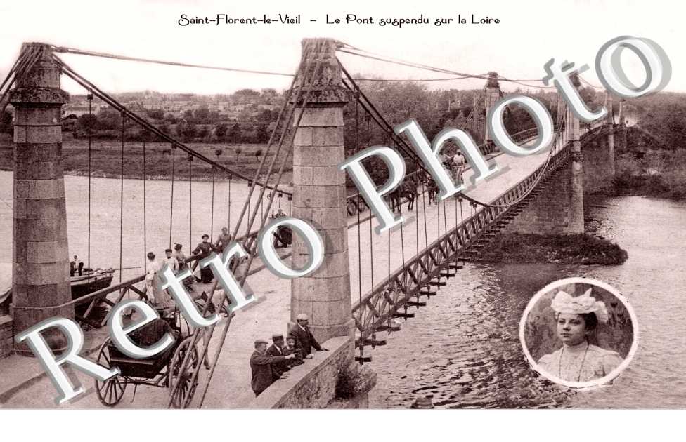 le pont suspendu sur la loire