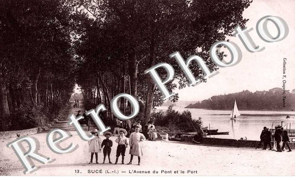 l'avenue du pont et le port