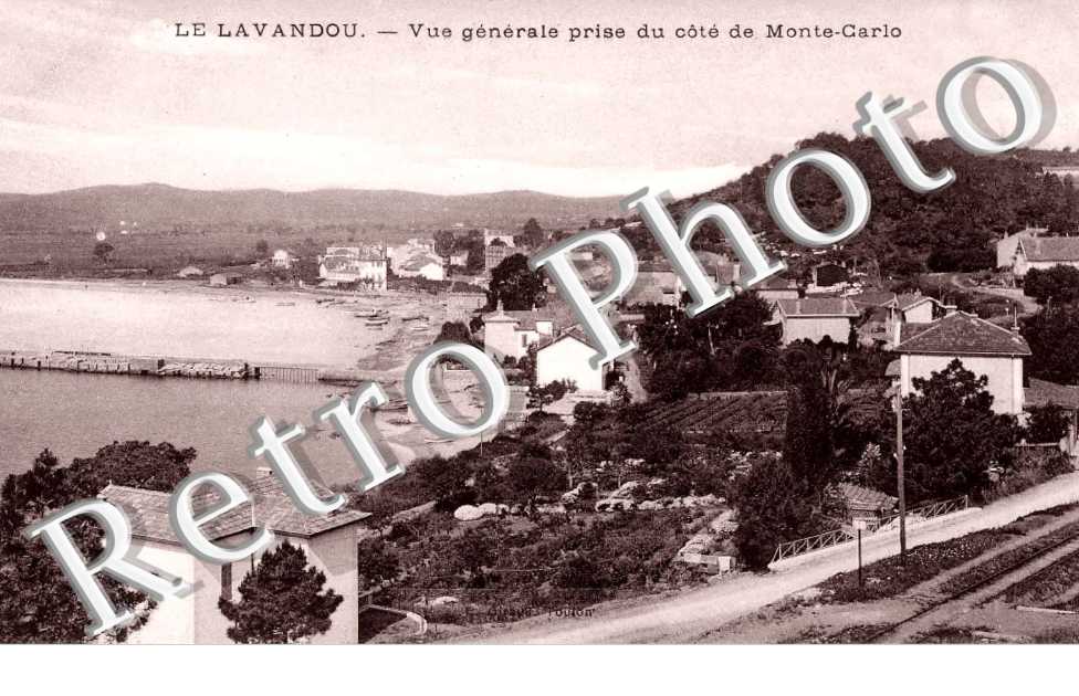 Vue generale prise du cote de Monte Carlo