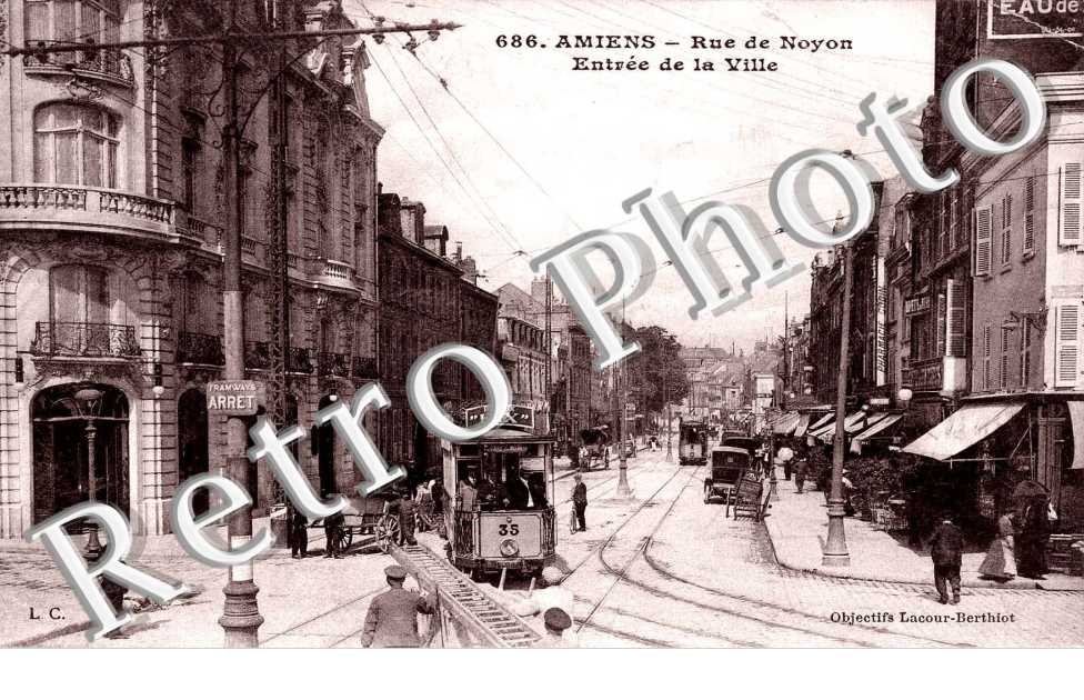 RUE DE NOYON entree de la ville