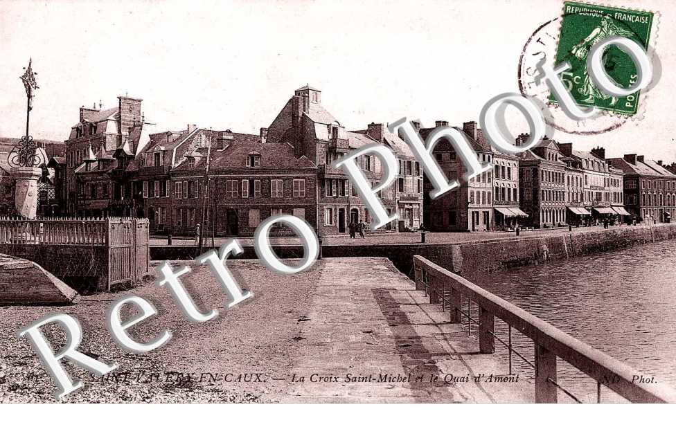 la Croix Saint Michel et le quai d'Amont