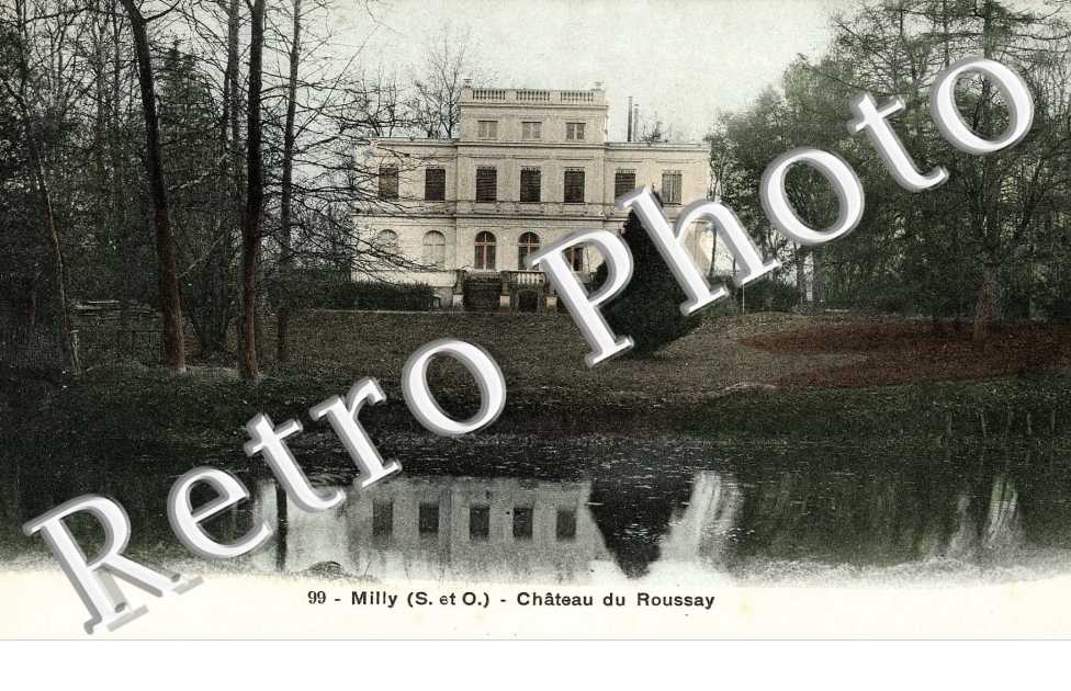 Vue du château du Roussay