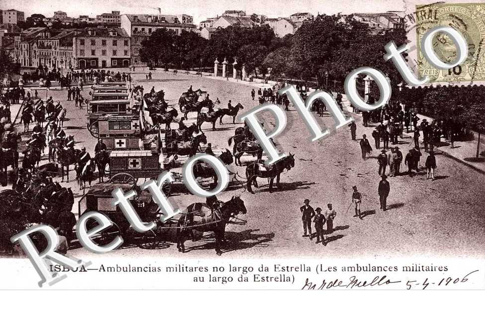 Ambulances militaires au largo da Estrella