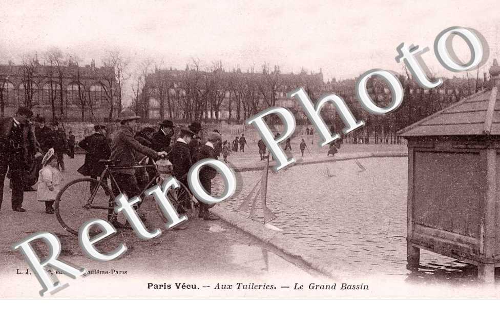 Aux Tuileries le grand bassin
