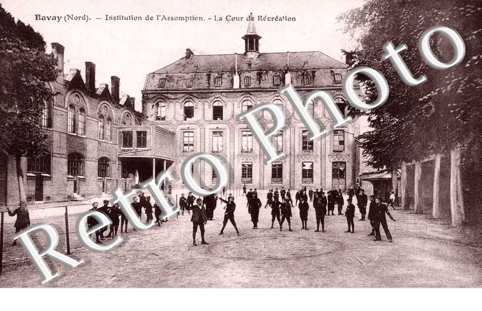 Institution de l'Assomption, cour de recreation