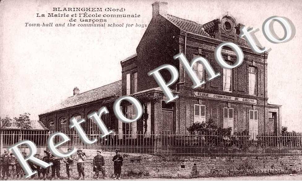 La Mairie et l'Ecole Communale de Garçons