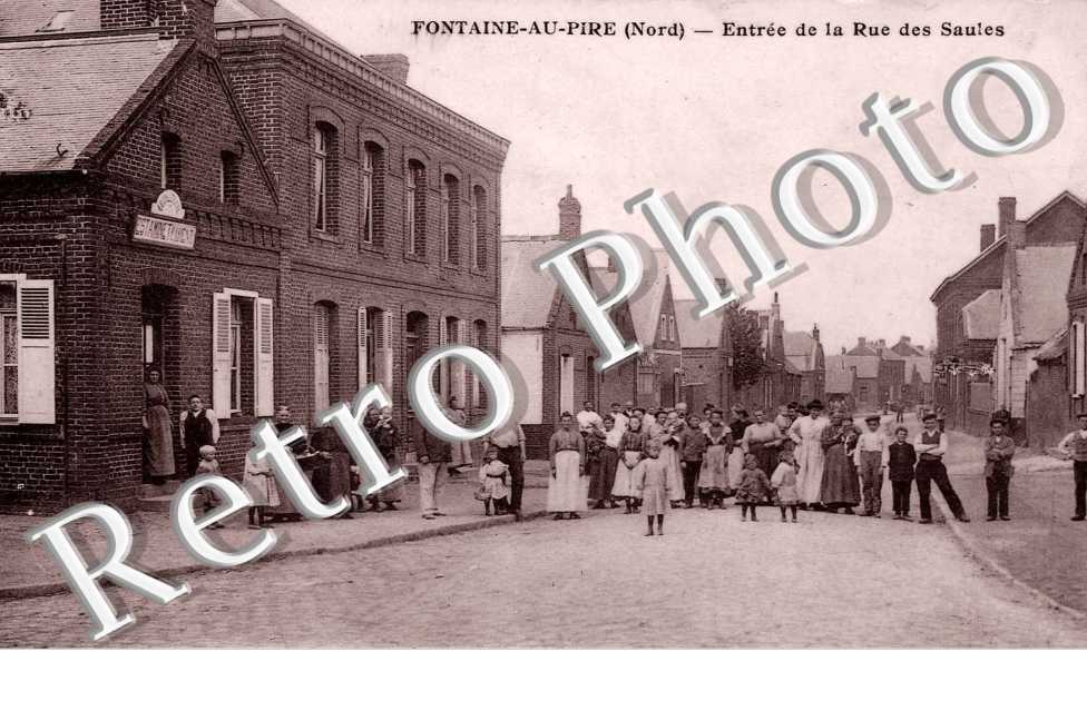 entree de la rue des Saules