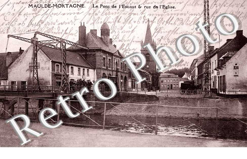 Pont de l'Escaut & rue de l'eglise