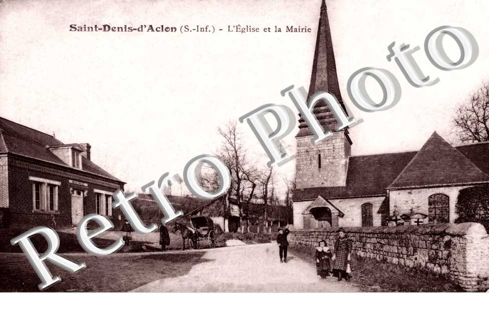 l'église et la mairie