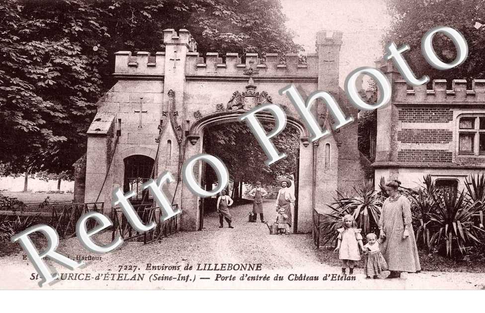 porte d'entrée du château