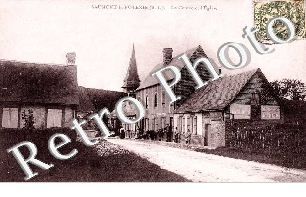 le centre et l'église