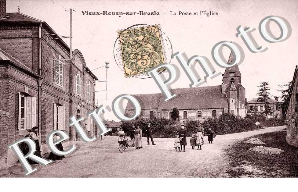 La poste et l'eglise