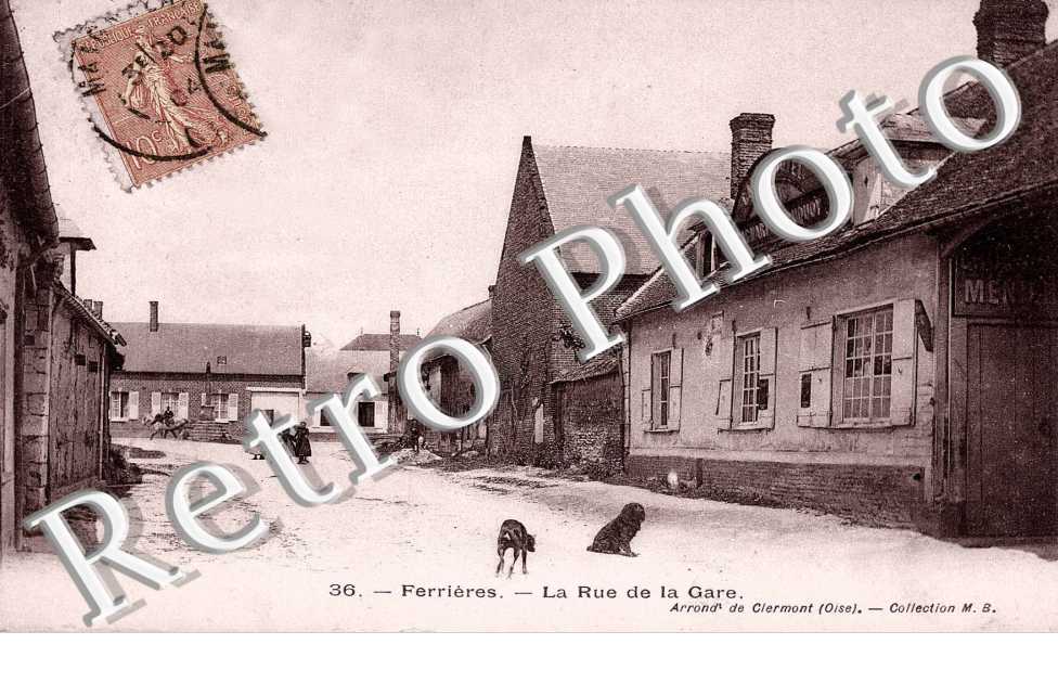 La rue de la gare