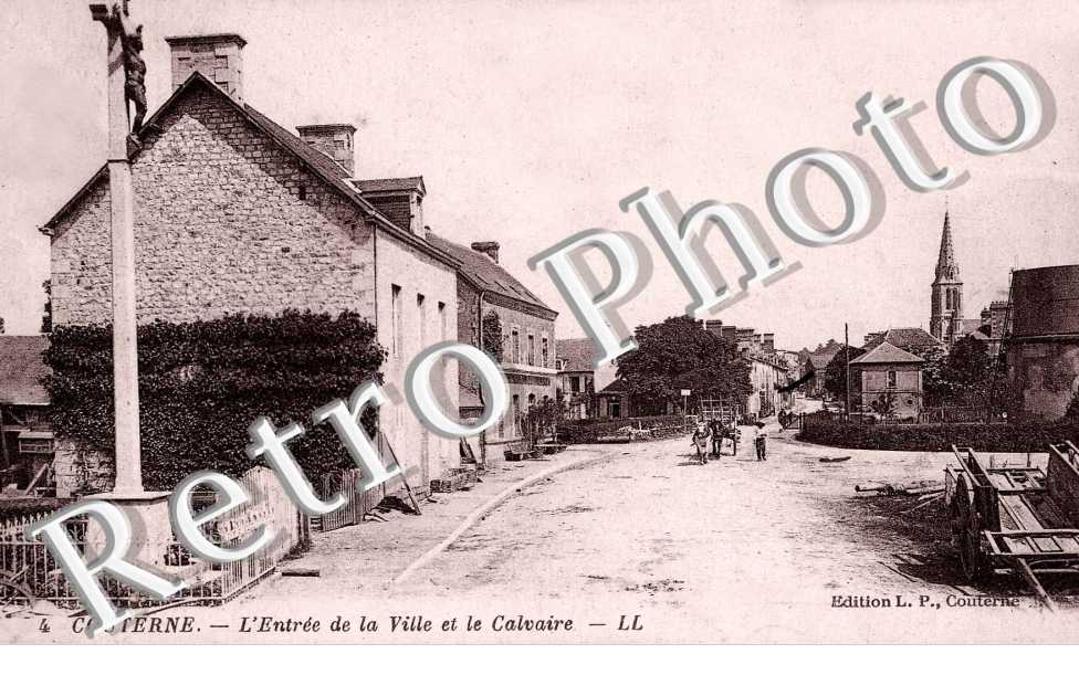 l'entree de la villke et le calvaire